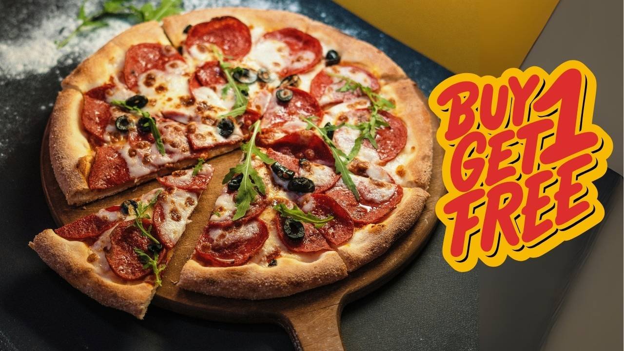 buy one get one free pizza